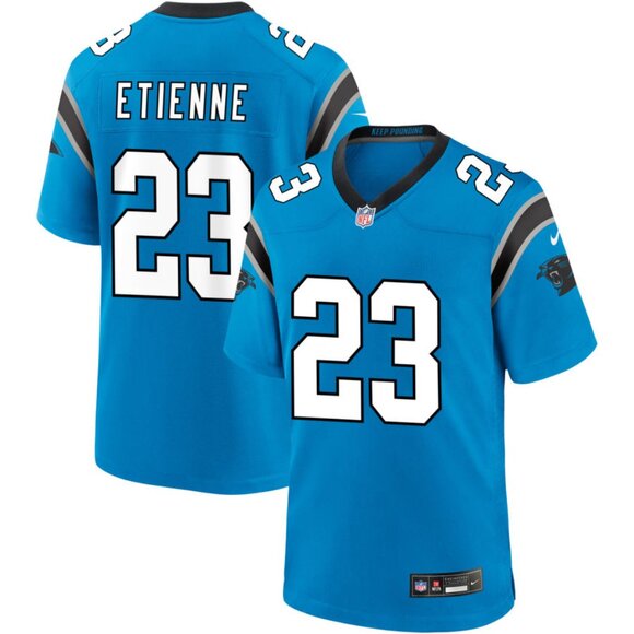 Mens Youths Kids Womens Trevor Etienne Blue Stitched Jersey